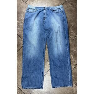 Lucky Brand 181 Relaxed Fit Jeans Men's Size 42x32 Blue Denim